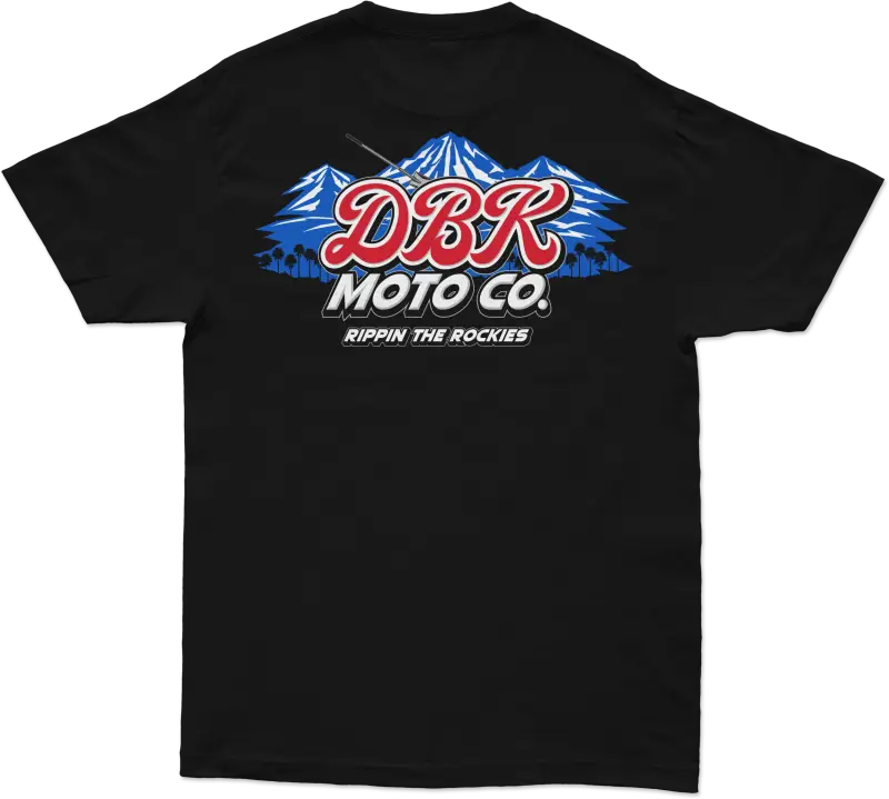 Rippin The Rockies Tee Black 2x - DBK