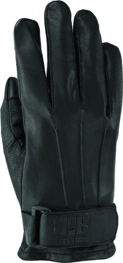 Black leather glove from River Road Laredo gloves collection in XL size