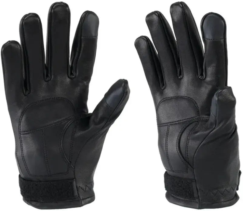 Black leather River Road Laredo gloves for women XL - stylish River Road gear
