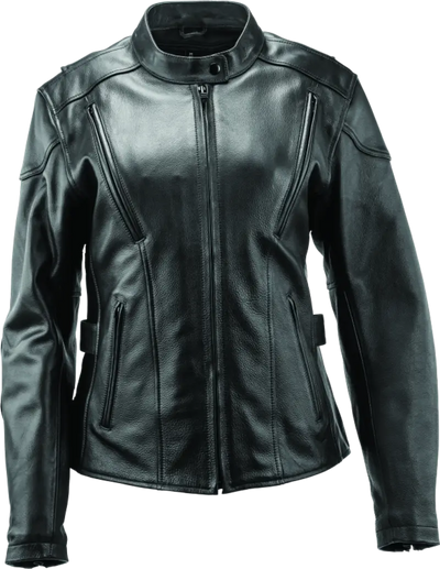 River Road Race Black Women’s Leather Jacket, Road Race Leather Style, 3XL