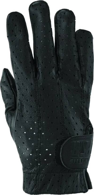 Black perforated River Road Tucson Tucson Leather Perforated Glove in large size
