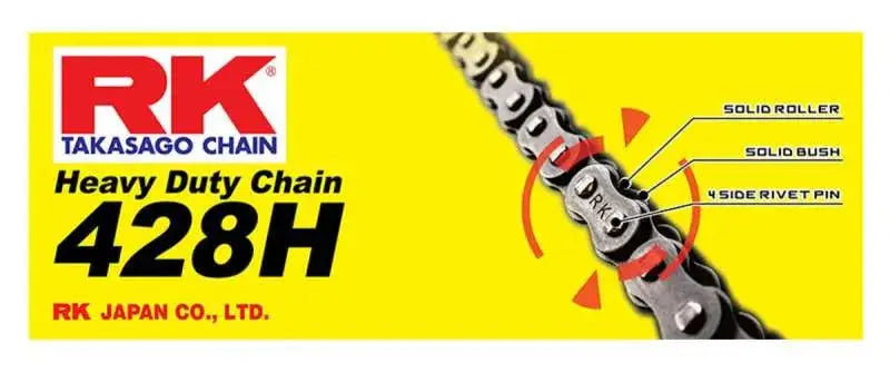 RK Chain RK-M 428H-120L - Natural - RV and Auto Parts