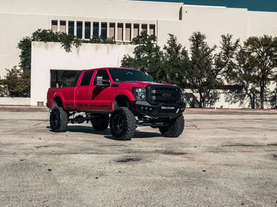 Road Armor 11-16 Ford F-250 SPARTAN Front Bumper Bolt-On Pre-Runner Guard - Tex Blk - Truck & Automotive