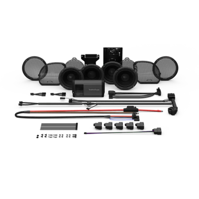 Rockford Fosgate 2014+ Harley Davidson Road Glide/Street Glide Ultra Stage 2 Audio Kit - RV and Auto Parts
