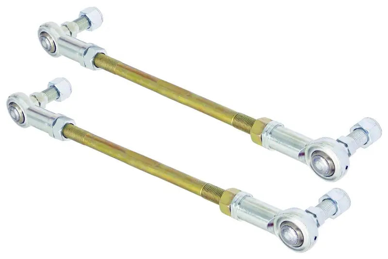 Two adjustable suspension links for RockJock Adjustable Sway Bar End Link Kit