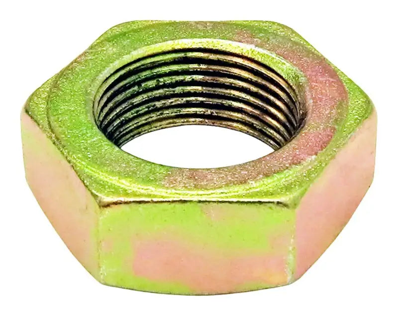 RockJock Jam Nut 1 1/4in-12 RH Thread Gold Zinc - Truck & Automotive