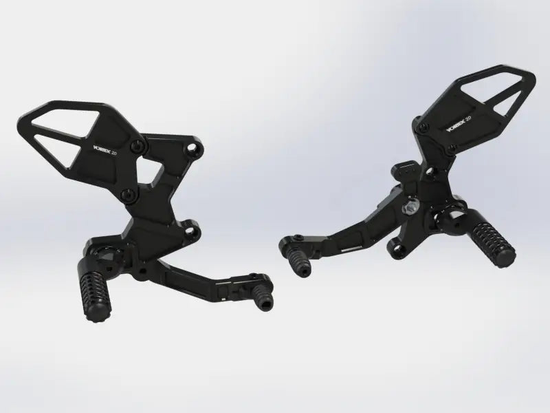 RS433K Rear Set Complete Blk Kaw 