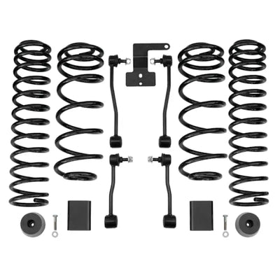 Black automotive suspension lift kit components for RS66136B-2 Rancho RS66136B-2