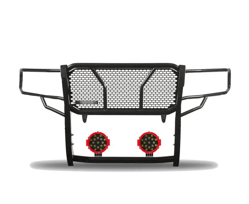 RU-DOSP07-B-PLR Black Horse Rugged Heavy Duty Grille Guard Kit