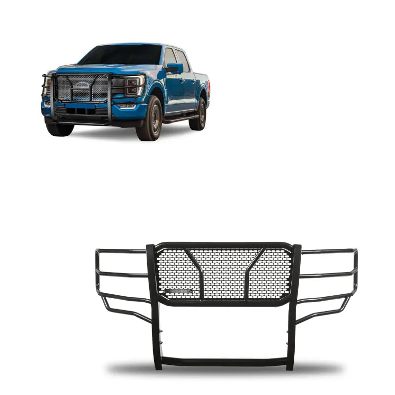 RU-FOF116-B Black Horse Rugged Heavy Duty Grille Guard