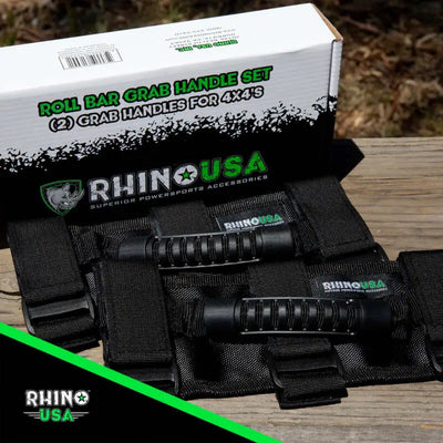 Rhino USA Heavy-Duty Roll Bar Grab Handles - Rhino USA