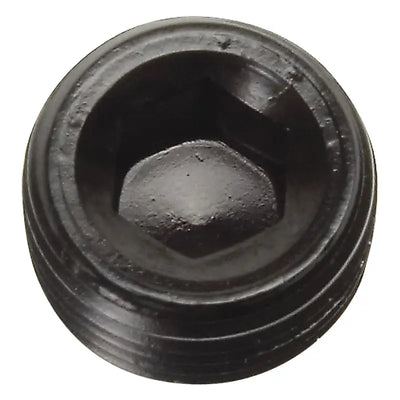 Russell Performance 1/2in Allen Socket Pipe Plug (Black) - 662063