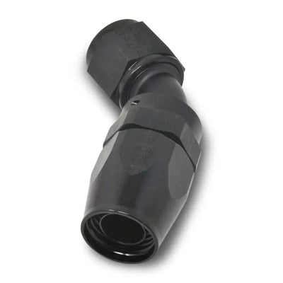 Russell Performance -10 AN Black 45 Degree Full Flow Hose End - 610115