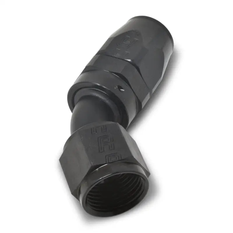 Russell Performance -10 AN Black 45 Degree Full Flow Hose End - 610115