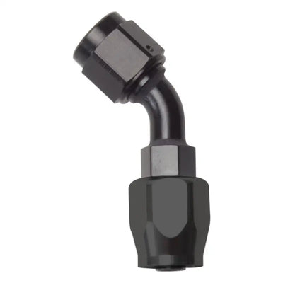 Russell Performance -10 AN Black 45 Degree Full Flow Hose End - 610115