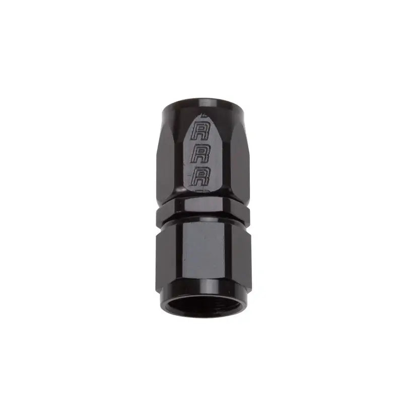 Russell Performance -4 AN Black Straight Full Flow Hose End - 610015