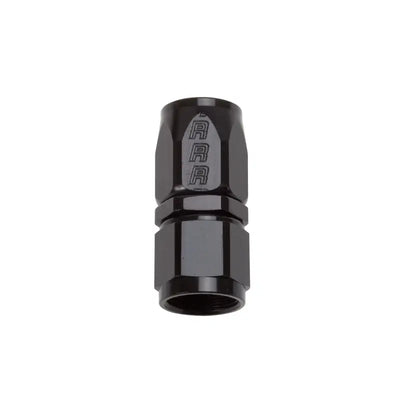 Russell Performance -8 AN Black Straight Full Flow Hose End - 610035