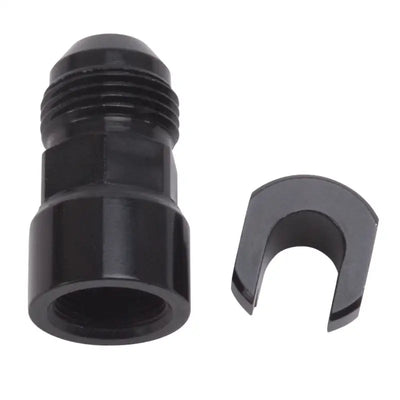 Russell Performance -8AN Male to 3/8in SAE Quick-Disconnect Female (Black Single) - 644133
