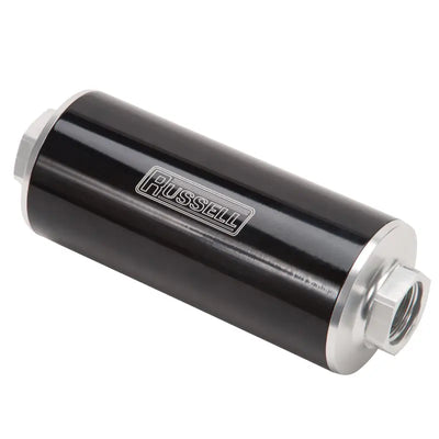 Russell Performance Anodized Aluminum (12in Length -10 male inlet/outlet) - 649250