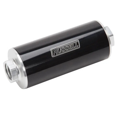 Russell Performance Anodized Aluminum (12in Length -10 male inlet/outlet) - 649250