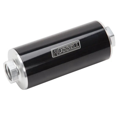 Russell Performance Anodized Aluminum (12in Length -10 male inlet/outlet) - 649250