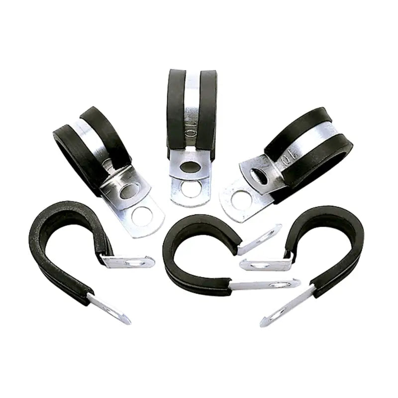 Russell Performance Cushion Clamps - Holds -10 AN Hose (6 pcs.) - 651000