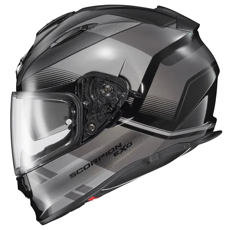 RYZ-1044 Scorpion Exo Ryzer Full-Face Helmet Edge Dark Grey Md - Helmets