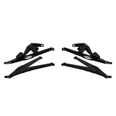 Black metal suspension components for Daystar HCR Suspension RZR-06300BK