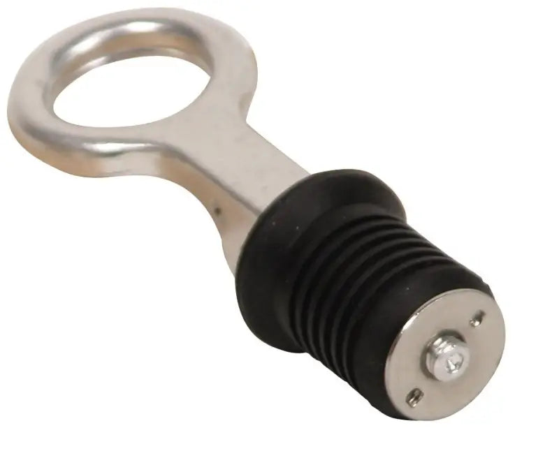 S-0205C Whitecap 1’ Aluminum Bailer Plug - Lever - Boat Drain