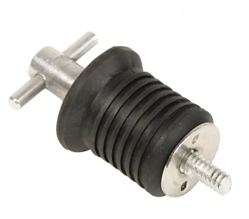 S-0288C Whitecap 1’ Aluminum Bailer Plug - Screw Typ - Boat Drain