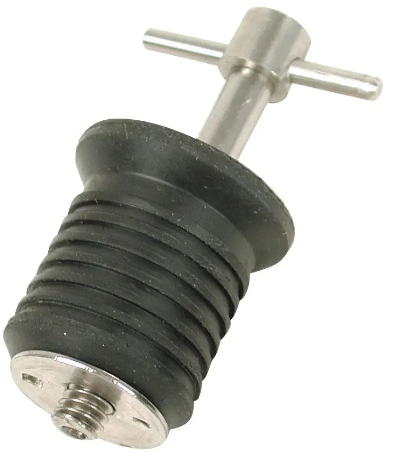 S-0290C Whitecap 1' Brass Bailer Plug - Screw Type, RV, Automotive, Powersports, off-road, marine, exterior, truck accessories, interior, truck bed, RV parts, Marine, AVADA - Best Sellers, Marine Maintenance