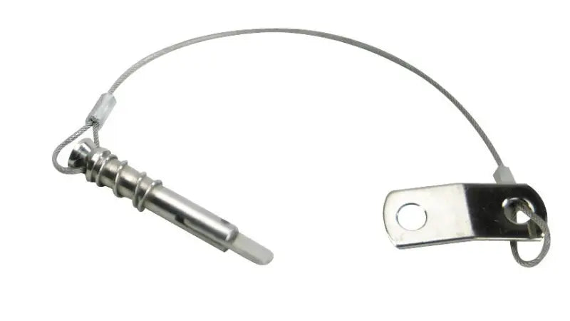 S-1021C Whitecap S.S. Spring Type Pin &Lanyard W/Tab - Quick Release