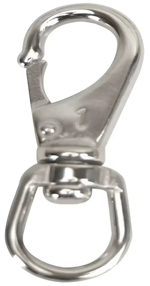 S-4021C Whitecap Stainless Steel Swivel Eye Boat Snap Size 1 - Durable, Corrosion-Resistant Marine Fastener.