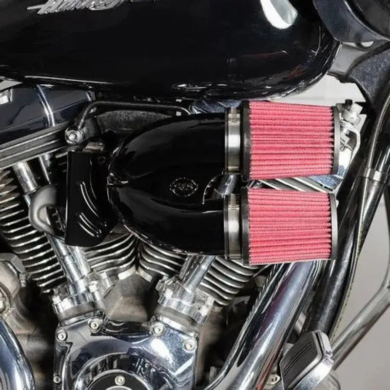 S&S Cycle 08-16 Touring Models/16-17 ST Tuned Induction Kit - Gloss Black - Air Intake Systems
