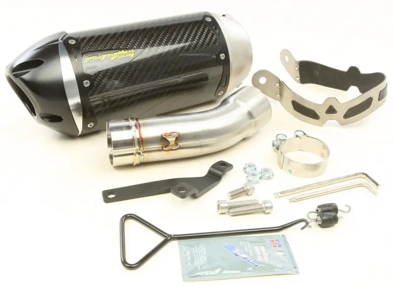 TBR S1r Slip On Shorty Carbon Kaw for Powersports