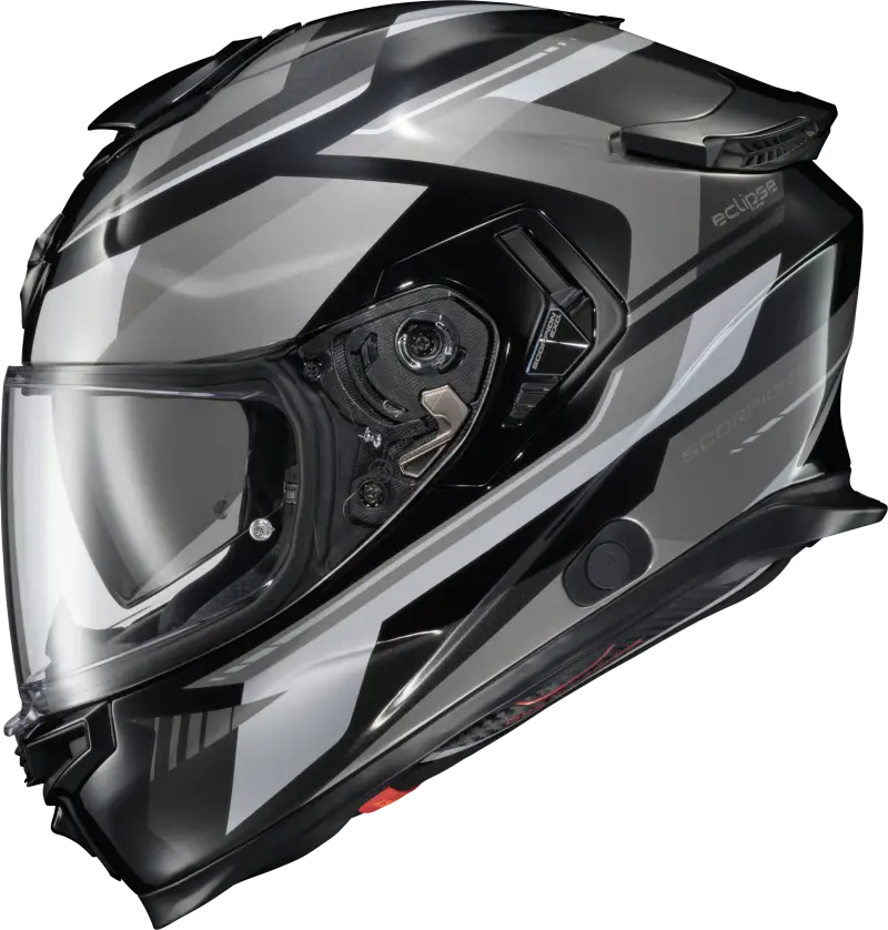 Exo Eclipse Full Face Helmet Lunar White/Black Lg - SCORPION EXO