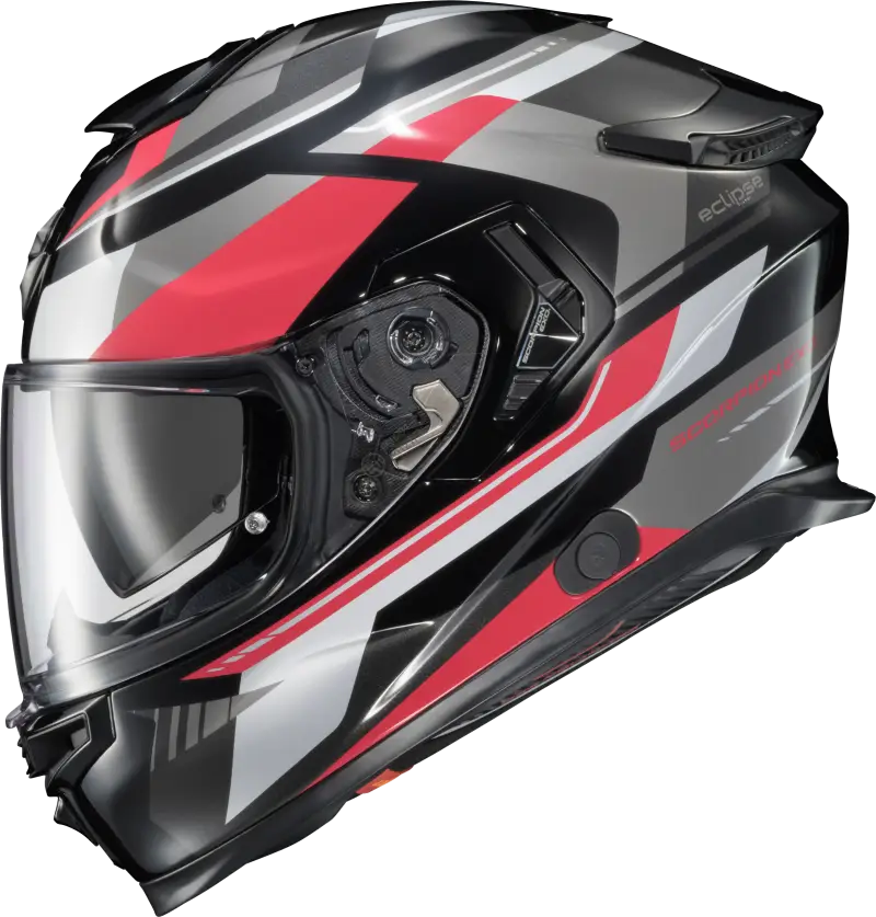 Exo Eclipse Full Face Helmet Lunar Red/White/Black 2x - SCORPION EXO