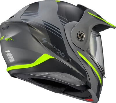 Exo At960 Modular Helmet Monk Grey/Hi Viz 3x - SCORPION EXO
