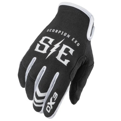 Scorpion Exo G44-063 Air-Stretch Gloves Charge Black/Teal Sm