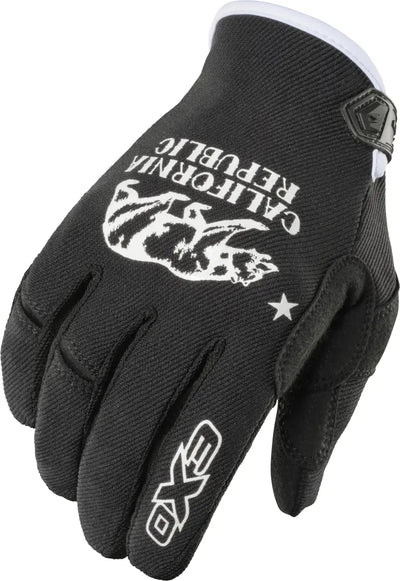 Moto Flex Gloves Golden State Black/White Sm - SCORPION EXO