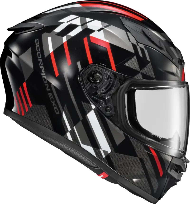 Exo R430 Full Face Helmet Paradox Red Lg - SCORPION EXO