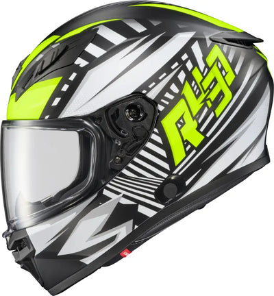 Exo R430 Full Face Helmet Head Trip Hi Viz Md - SCORPION EXO