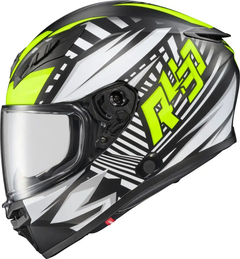 Exo R430 Full Face Helmet Head Trip Hi Viz Md - SCORPION EXO
