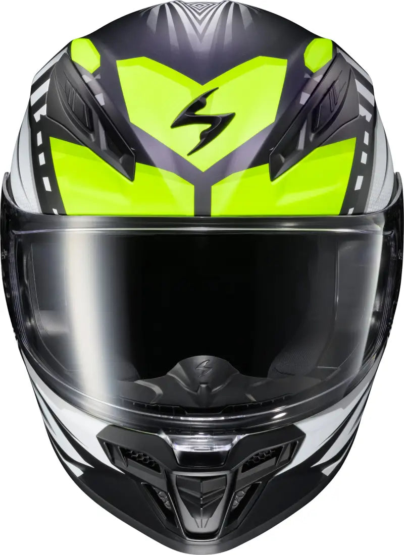 Exo R430 Full Face Helmet Head Trip Hi Viz Lg - SCORPION EXO