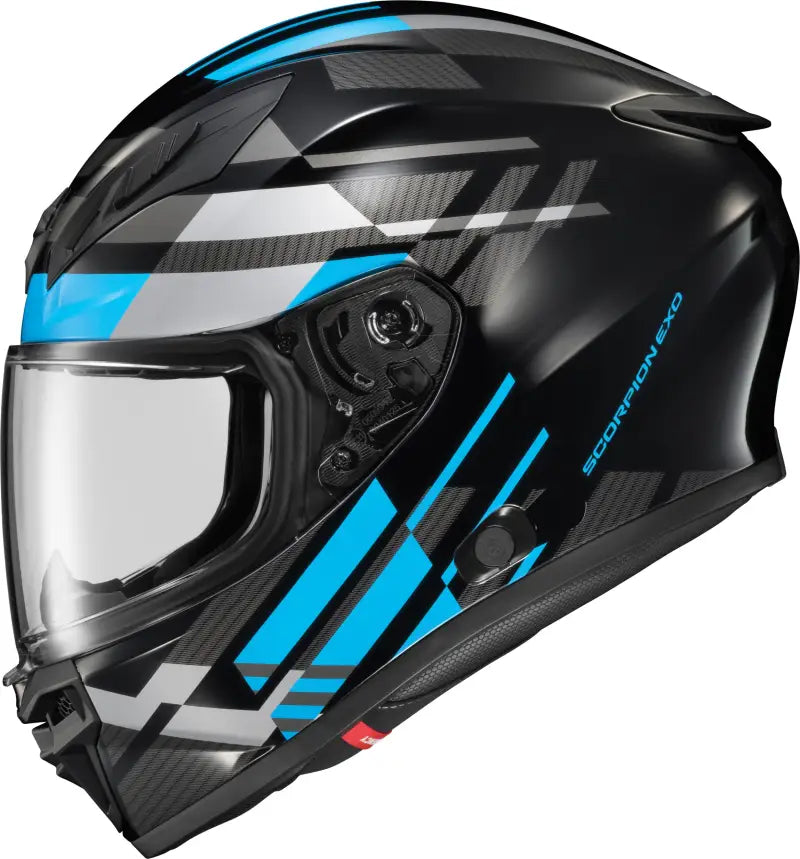 Exo R430 Full Face Helmet Paradox Light Blue Xl - SCORPION EXO