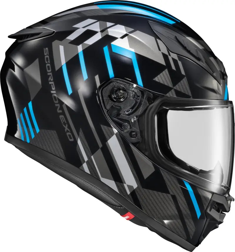 Exo R430 Full Face Helmet Paradox Light Blue Md - SCORPION EXO