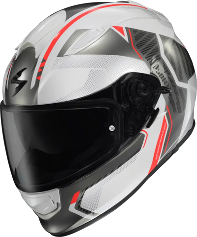 Ryzer Full Face Helmet Switch White/Grey 2x - SCORPION EXO