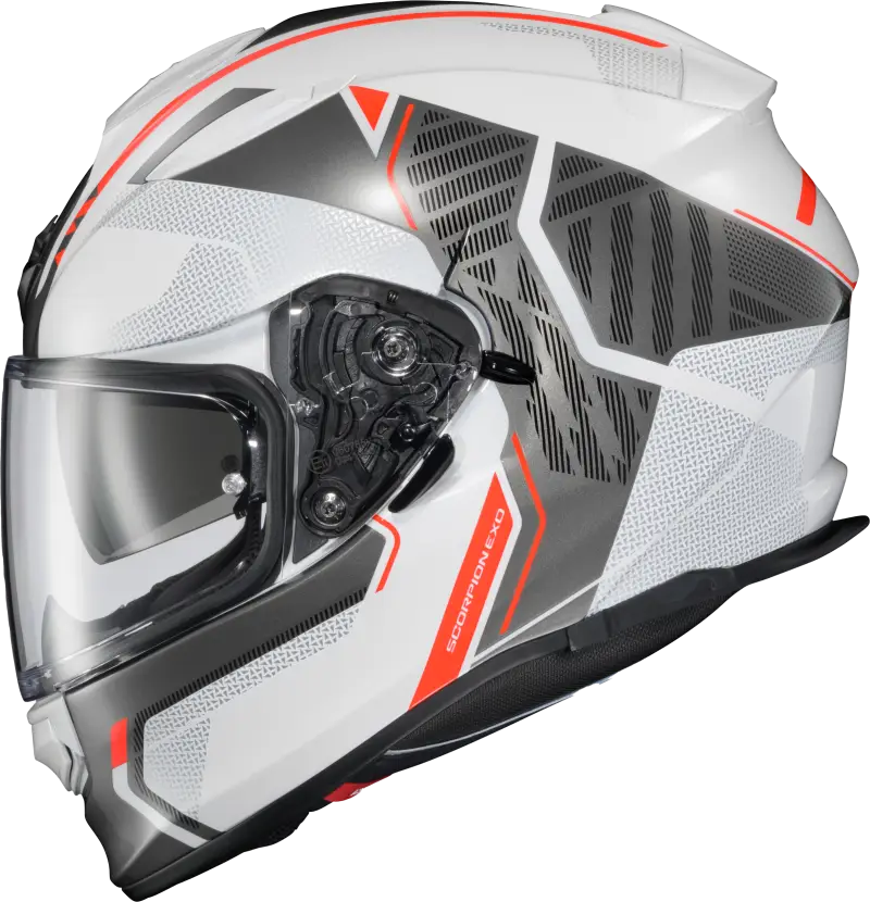 Ryzer Full Face Helmet Switch White/Grey 2x - SCORPION EXO
