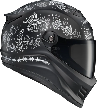 Covert Fx Full Face Helmet The Litas 2 Black Md - SCORPION EXO