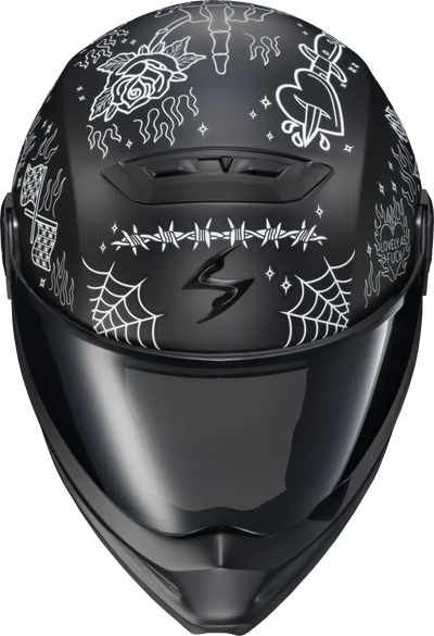 Covert Fx Full Face Helmet The Litas 2 Black 2x - SCORPION EXO